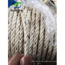 Cheap PP Mono/Polypropylene/Plastic/Fishing/Marine/Mooring/Twist/Twisted Beige Danline Rope for Myanmar